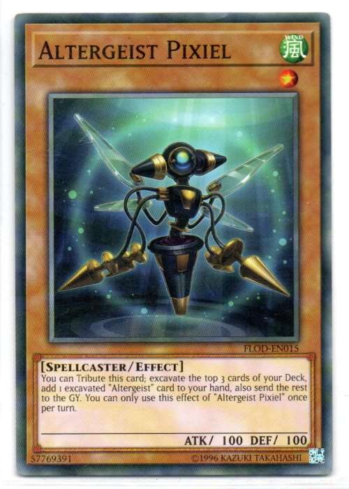 Yu-Gi-Oh! - Altergeist Pixiel - Common - Flames of Destruction (FLOD-EN015)