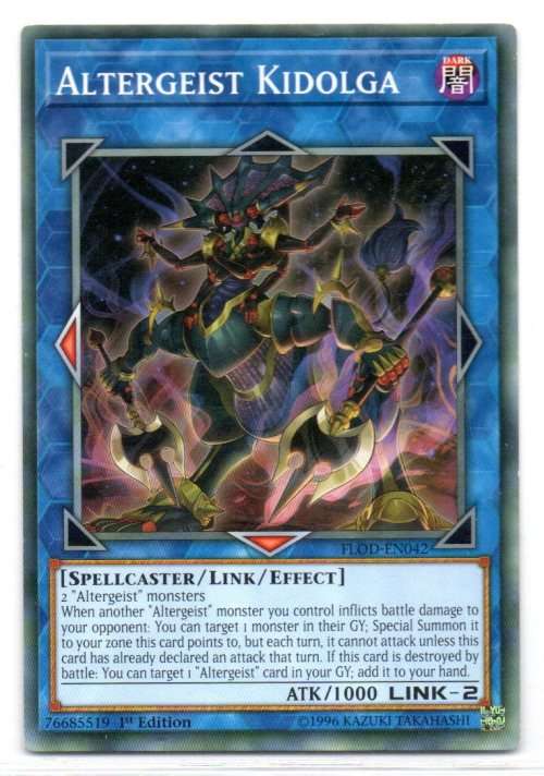 Yu-Gi-Oh! - Altergeist Kidolga - 1st Ed/Common - Flames of Destruction (FLOD-EN042)