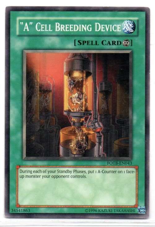 Yu-Gi-Oh! - `A` Cell breeding Device - Force of the Breaker (FOTB-EN043)
