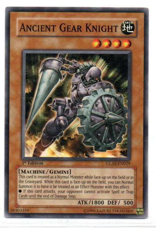 Yu-Gi-Oh! - Ancient Gear Knight - 1st Ed/Common - Gladiator`s Assault (GLAS-EN029)