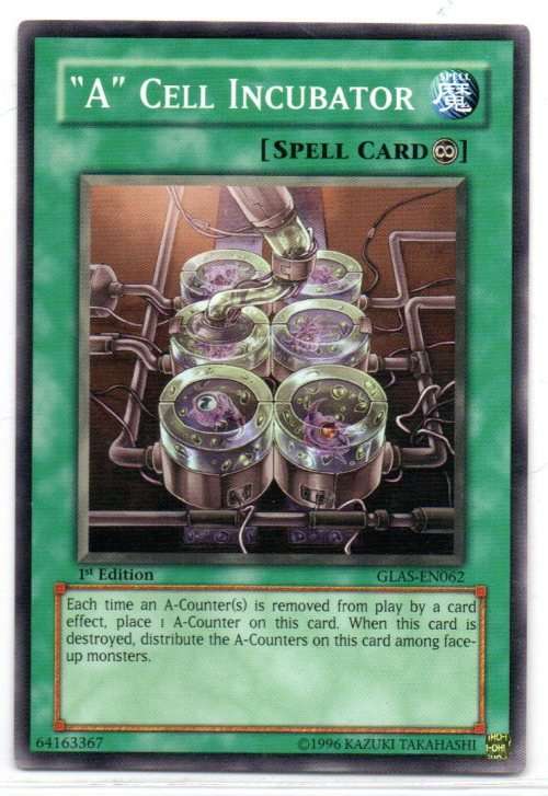 Yu-Gi-Oh! - `A` Cell Incubator - 1st Ed/Common - Gladiator`s Assault (GLAS-EN062)