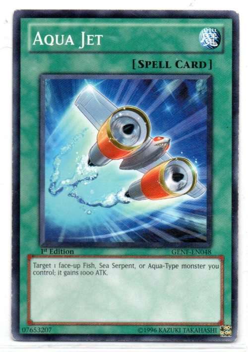 Yu-Gi-Oh! - Aqua Jet - 1st Ed/Common - Generation Force (GENF-EN048)