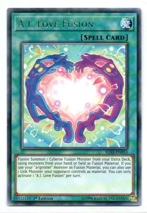 Yu-Gi-Oh! - A.I. Love Fusion - 1st Ed/Rare- Ignition Assault (IGAS053)