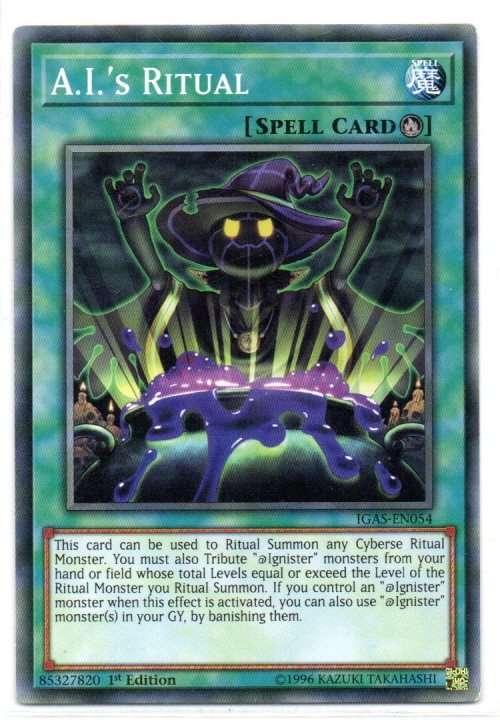 Yu-Gi-Oh! - A.I.`s Ritual - 1st Ed/Common - Ignition Assault (IGAS-EN054)