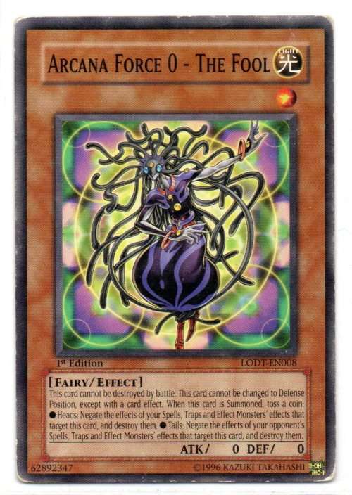 Yu-Gi-Oh! - Arcana Force 0 - The Fool - 1st Ed/Common - Light of Destruction (LODT-EN008)