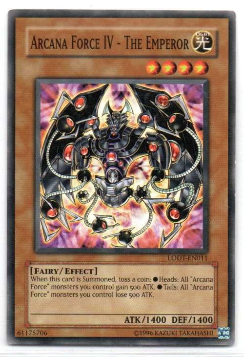Yu-Gi-Oh! - Arcana Force IV - The Emperor - Common - Light of Destruction (LODT-EN011)