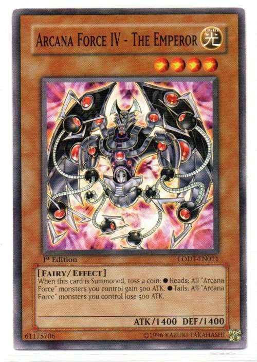 Yu-Gi-Oh! - Arcana Force IV - The Emperor - 1st Ed/Common - Light of Destruction (LODT-EN011)