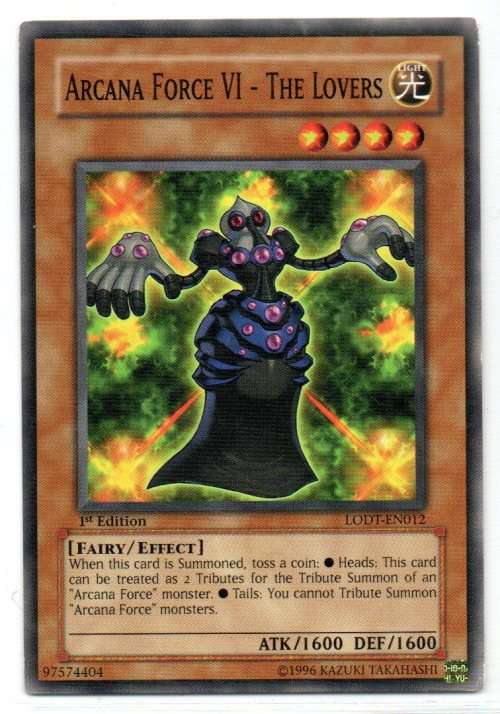Yu-Gi-Oh! - Arcana Force VI - The Lovers - 1st Ed/Common - Light of Destruction (LODT-EN012)