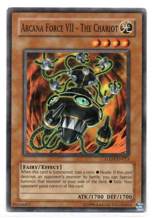 Yu-Gi-Oh! - Arcana Force VII - The Chariot - Common - Light of Destruction (LODT-EN013)