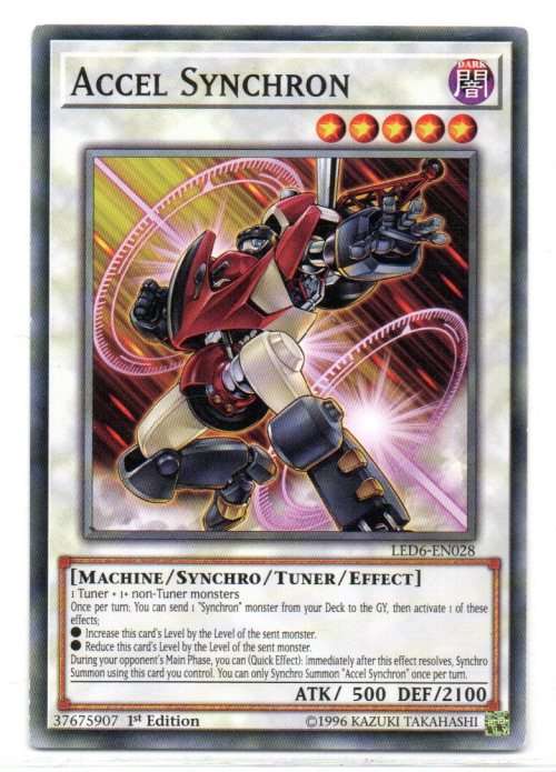 Yu-Gi-Oh! - Accel Synchron - 1st Ed/Common - Legendary Duelists: Magical Hero (LED6-EN028)