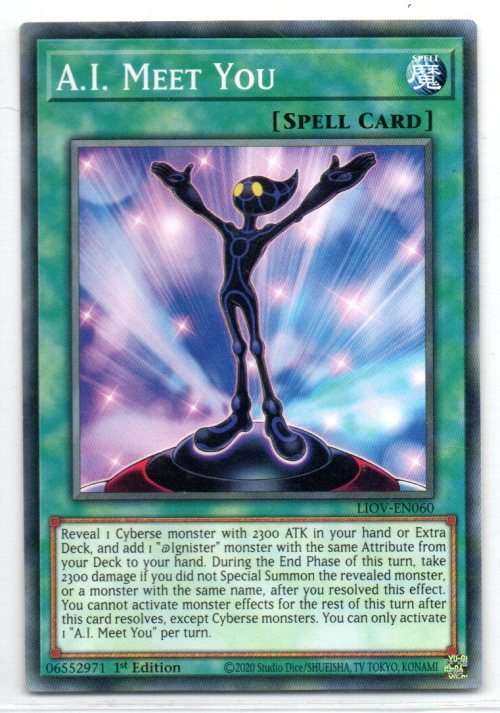 Yu-Gi-Oh! - A.I. Meet You - 1st Ed/Common - Lightning Overdrive (LIOV-EN060)
