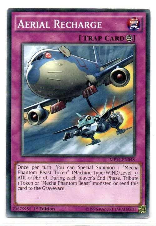 Yu-Gi-Oh! - Aerial Recharge - 1st Ed/Common - 2014 Mega-Tin Mega Pack (MP14-EN048)