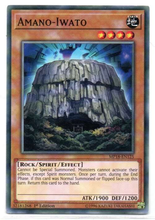 Yu-Gi-Oh! - Amano-Iwato - 1st Ed/Common - 2018 Mega-Tin Mega Pack (MP18-EN125)