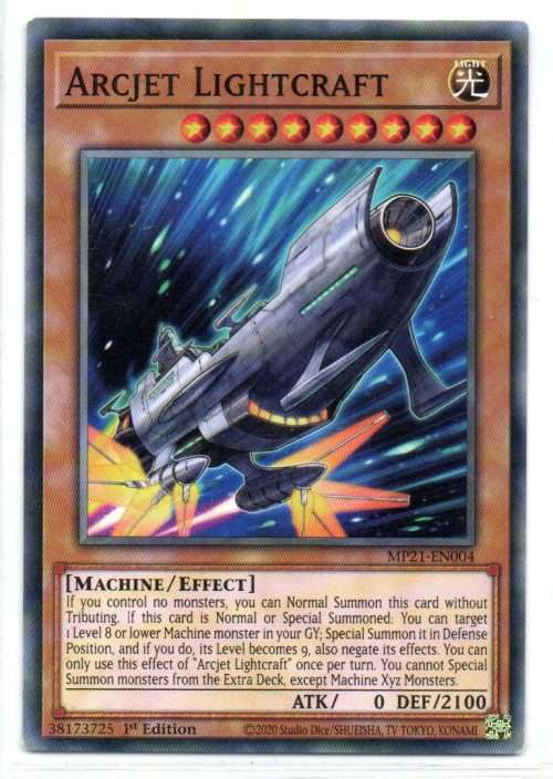 Yu-Gi-Oh! - Arcjet Lightcraft - 1st Ed/Common - 2021 Tin of Ancient Battles (MP21-EN004)