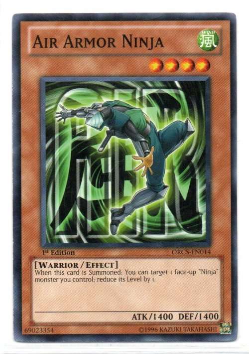 Yu-Gi-Oh! - Air Armor Ninja - 1st Ed/Common - Order of Chaos (ORCS-EN014)