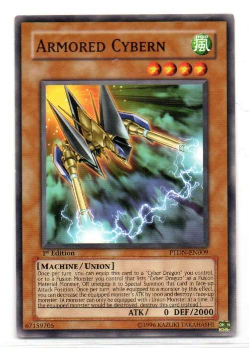 Yu-Gi-Oh! - Armored Cybern- 1st Ed/Common - Phantom Darkness (PTDN-EN009)