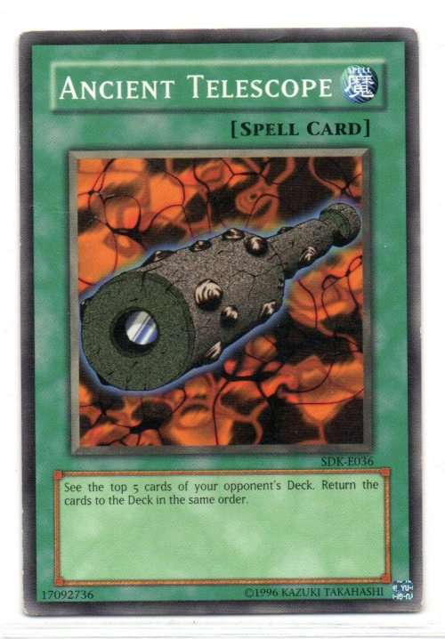 Yu-Gi-Oh! - Ancient Telescope - Common - Starter Deck: Kaiba (SDK-039)