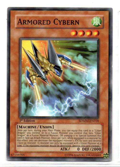Yu-Gi-Oh! - Armored Cybern - 1st Ed/Common - Machina Mayhem Structure Deck (SDMM-EN018)