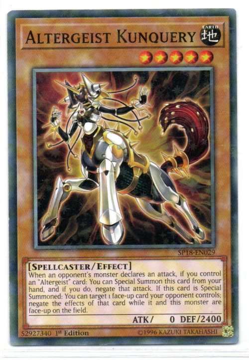 Yu-Gi-Oh! - Altergeist Kunquery - 1st Ed/Starfoil Rare - Star Pack VRAINS (SP18-EN029)