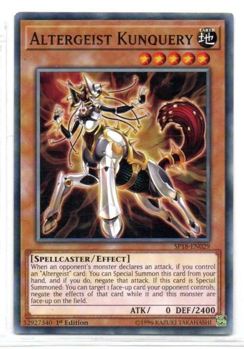 Yu-Gi-Oh! - Altergeist Kunquery - 1st Ed/Common - Star Pack VRAINS (SP18-EN029)