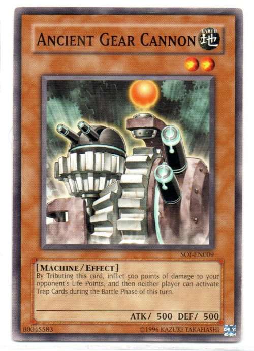 Yu-Gi-Oh! - Ancient Gear Cannon - Common - Shadow of Infinity (SOI-EN009)