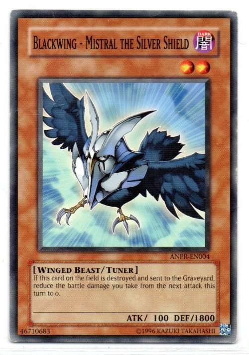 Yu-Gi-Oh! - Blackwing - Mistral The Silver Shield - Common - Ancient Prophecy (ANPR-EN004)
