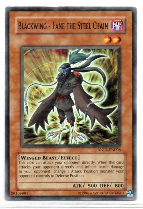 Yu-Gi-Oh! - Blackwing - Fane the Steel Chain - Common - Ancient Prophecy (ANPR-EN006)