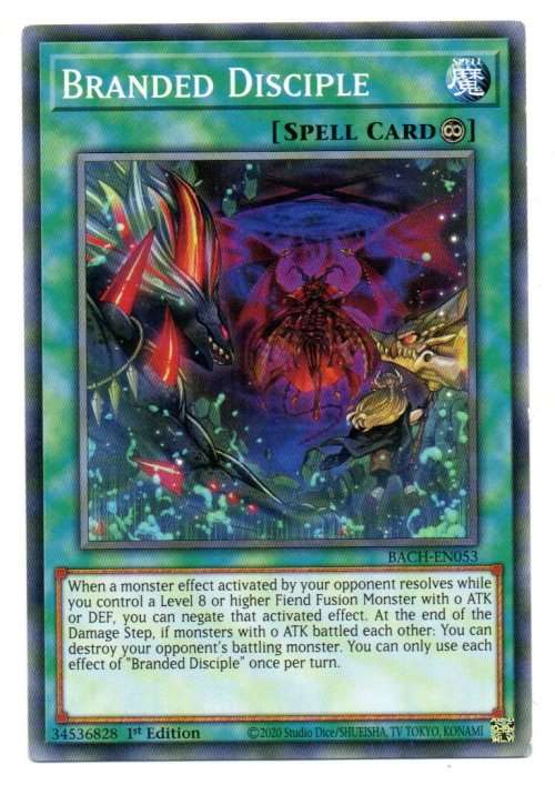 Yu-Gi-Oh! - Branded Disciple - 1st Ed/Common - Battle of Chaos (BACH-EN053)