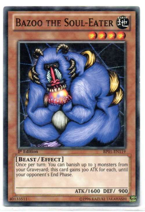 Yu-Gi-Oh! - Bazoo The Soul-Eater - 1st Ed/Common - Battle Pack: Epic Dawn (BP01-EN119)