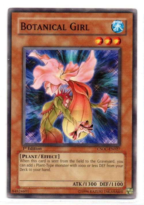 Yu-Gi-Oh! - Botanical Girl - 1st Ed/Common - Crossroads of Chaos (CSOC-EN027)