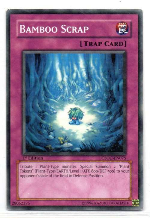 Yu-Gi-Oh! - Bamboo Scrap - 1st Ed/Common - Crossroads of Chaos (CSOC-EN027)