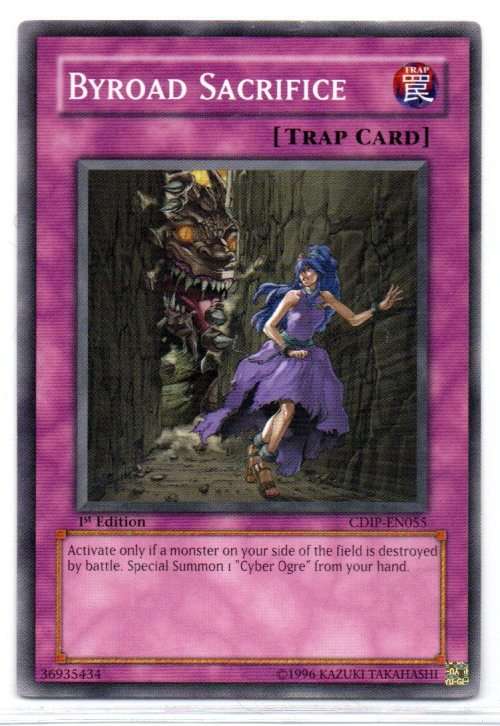 Yu-Gi-Oh! - Byroad Sacrifice - 1st Ed/Common - Cyberdark Impact (CDIP-EN055)