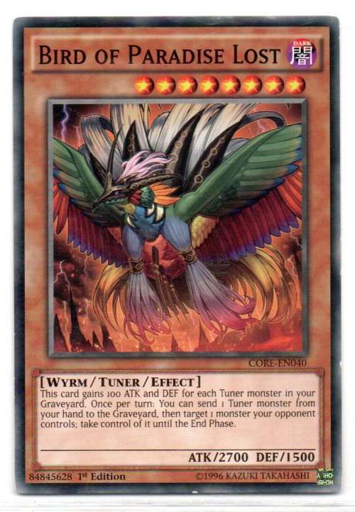 Yu-Gi-Oh! - Bird of Paradise Lost - 1st Ed/Common - Clash of Rebellions (CORE-EN040)