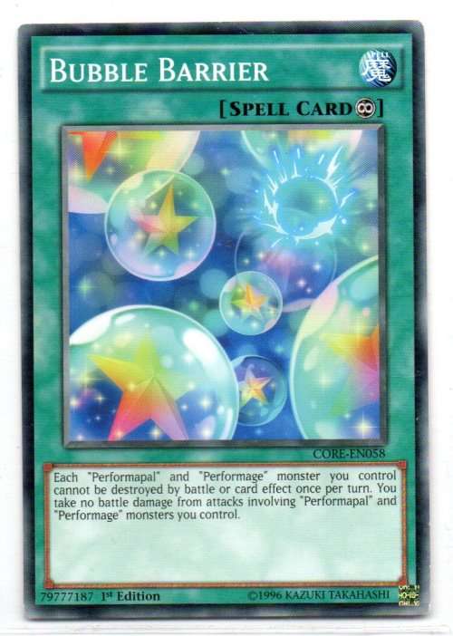 Yu-Gi-Oh! - Bubble Barrier - 1st Ed/Common - Clash of Rebellions (CORE-EN058)
