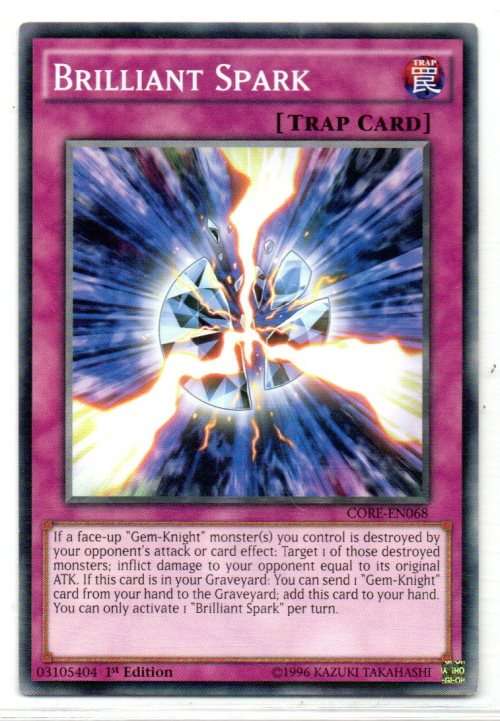 Yu-Gi-Oh! - Brilliant Spark - 1st Ed/Common - Clash of Rebellions (CORE-EN068)