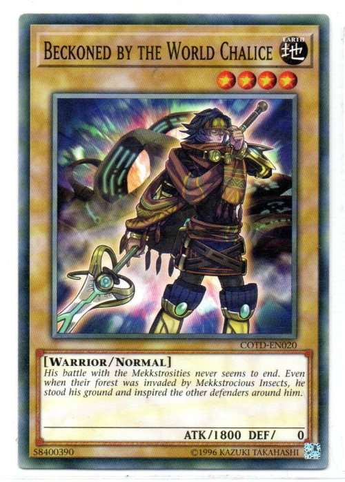 Yu-Gi-Oh! - Beckoned by the World Chalice - Common - Code of the Duelist (COTD-EN020)