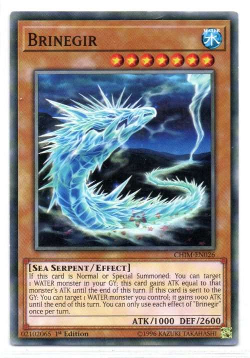 Yu-Gi-Oh! - Brinegir - 1st Ed/Common - Chaos Impact (CHIM-EN026)