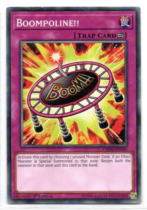 Yu-Gi-Oh! - Boompoline!! - 1st Ed/Common - Chaos Impact (CHIM-EN080)