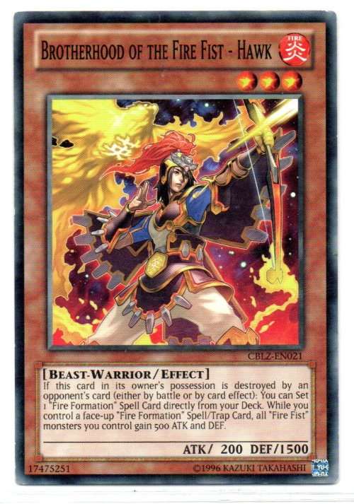 Yu-Gi-Oh! - Brotherhood of the Fire Fist - Hawk - Common - Cosmo Blazer (CBLZ-EN021)