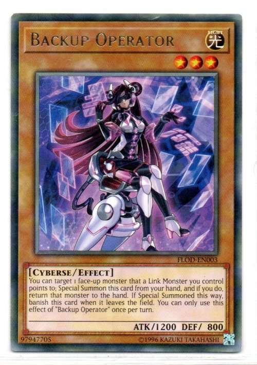 Yu-Gi-Oh! - Backup Operator - Rare - Flames of Destruction (FLOD-EN003)