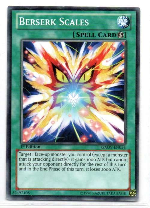 Yu-Gi-Oh! - Berserk Scales - 1st Ed/Common - Galactic Overlord (GAOV-EN010)