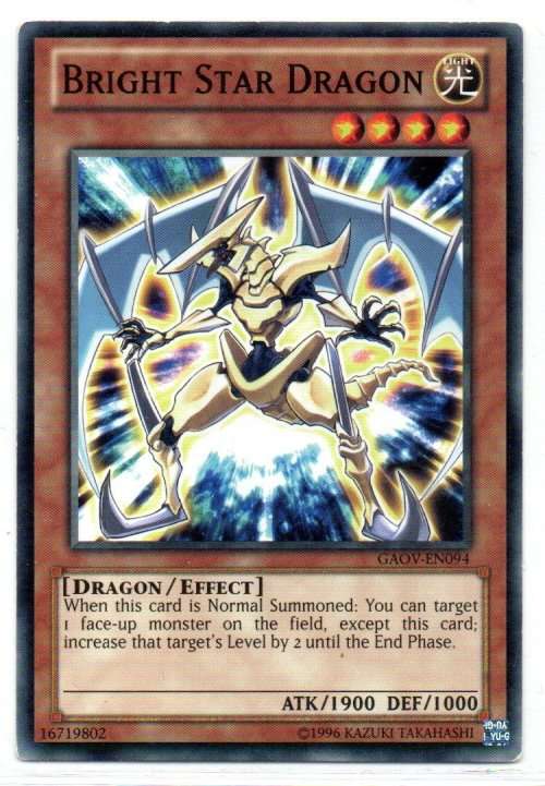 Yu-Gi-Oh! - Bright Star Dragon - Common - Galactic Overlord (GAOV-EN094)
