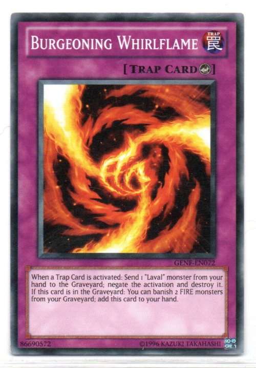 Yu-Gi-Oh! - Burgeoning Whirlflame - Common - Generation Force (GENF-EN072)