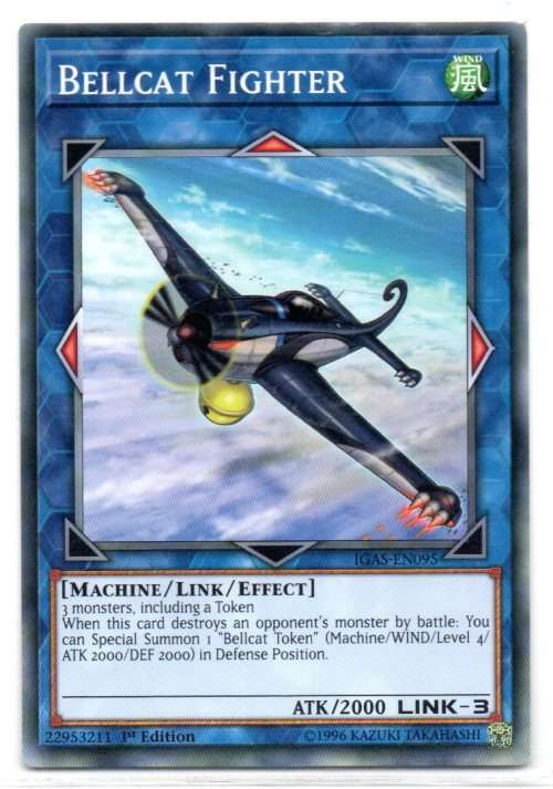 Yu-Gi-Oh! - Bellcat Fighter - 1st Ed/Common - Ignition Assault (IGAS-EN095)