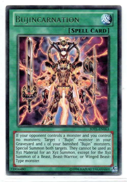 Yu-Gi-Oh! - Bujincarnation - Rare - Judgement of the Light (JOTl-EN063)