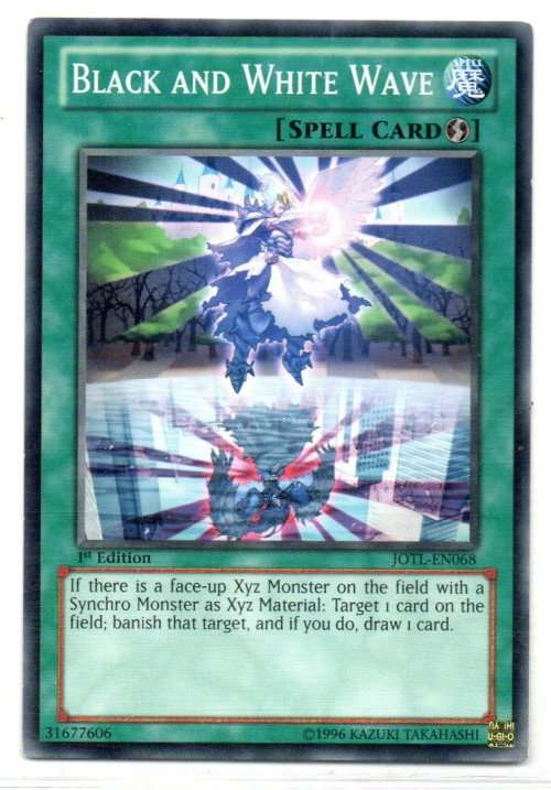 Yu-Gi-Oh! - Black and White Wave - 1st Ed/Common - Judgment of the Light (JOTL-EN068)