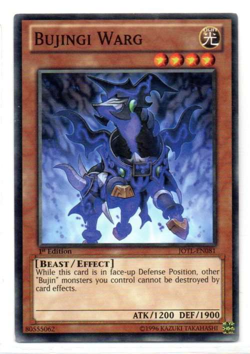 Yu-Gi-Oh! - Bujingi Warg - 1st Ed/Common - Judgement of the Light (JOTL-EN081)