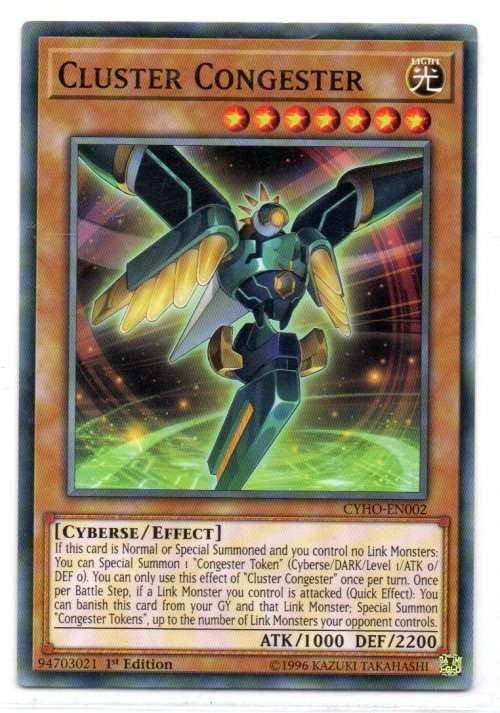 Yu-Gi-Oh! - Cluster Congester - 1st Ed/Common - Cybernetic Horizon (CYHO-EN002)