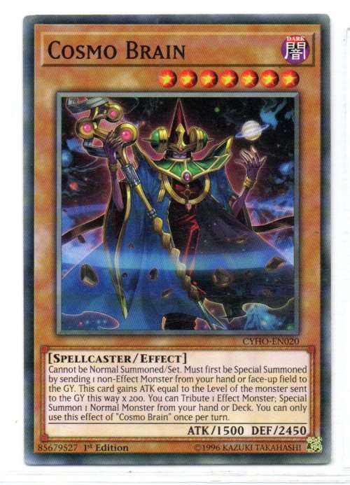 Yu-Gi-Oh! - Cosmo Brain - 1st Ed/Common - Cybernetic Horizon (CYHO-EN020)