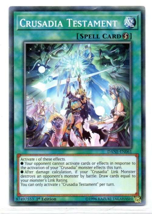 Yu-Gi-Oh! - Crusadia Testament - 1st Ed/Common - Dark Neostorm (DANE-EN061)
